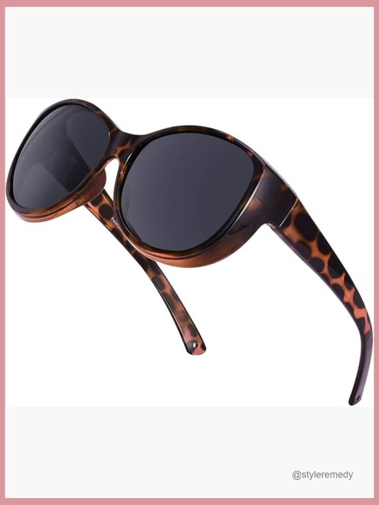 Polarized Oversized Wrap Around Shield Sunglasses Fit Over Glasses